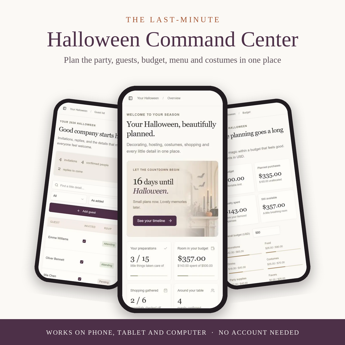 Halloween Command Center